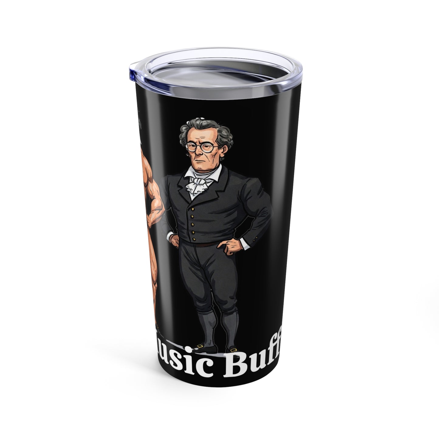 20oz 'Classical Musical Buff' Tumbler | Funny, Unique Gift for Beethoven Lovers, Composers - Schmartypants