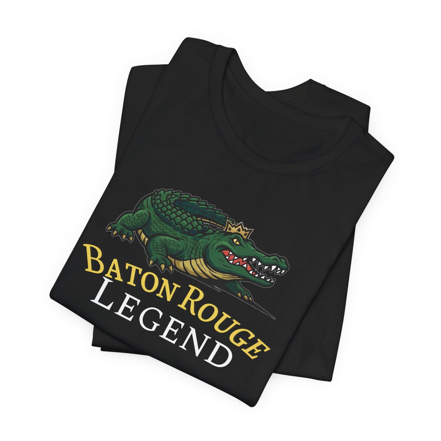 Baton Rouge Legend Tee, Unisex Graphic T-Shirt, Casual Wear, Gift Idea for College Students, Souvenir Apparel