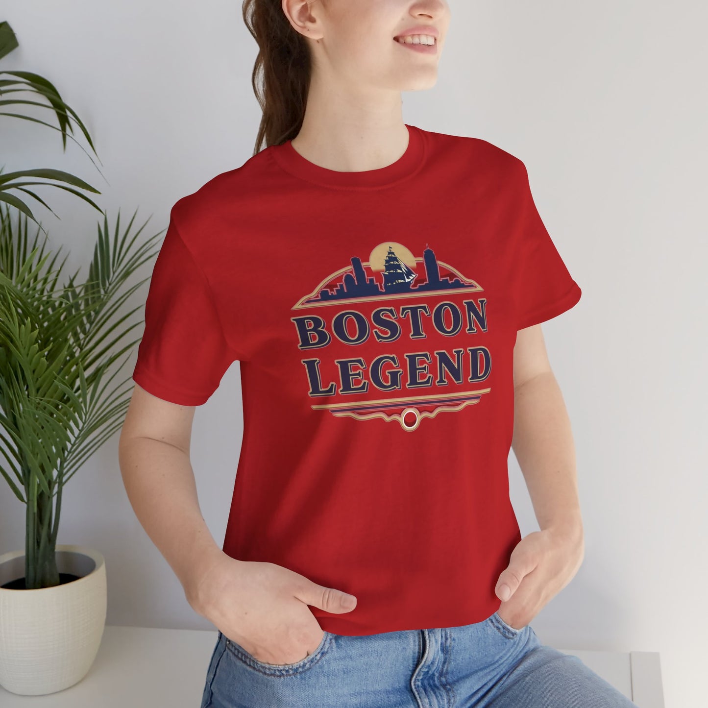 Boston Legend Unisex Tee | Casual Everyday Wear, Gift for Sports Fans, Boston Pride Shirt, Travel Souvenir, Summer Outfit