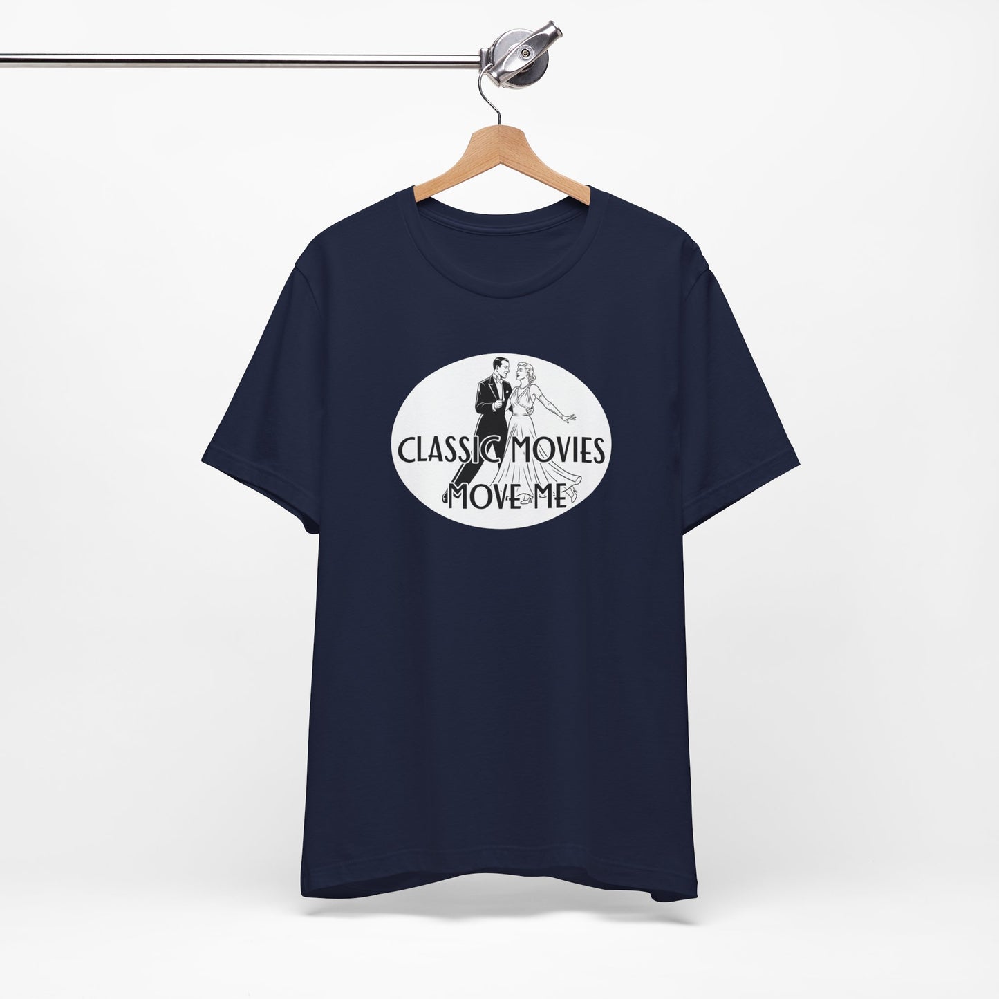 Classic Movies Move Me Unisex Tee - Retro Film Lover's Shirt, Movie Night Apparel, Gift for Film Buffs, Vintage Cinema Fan Tee