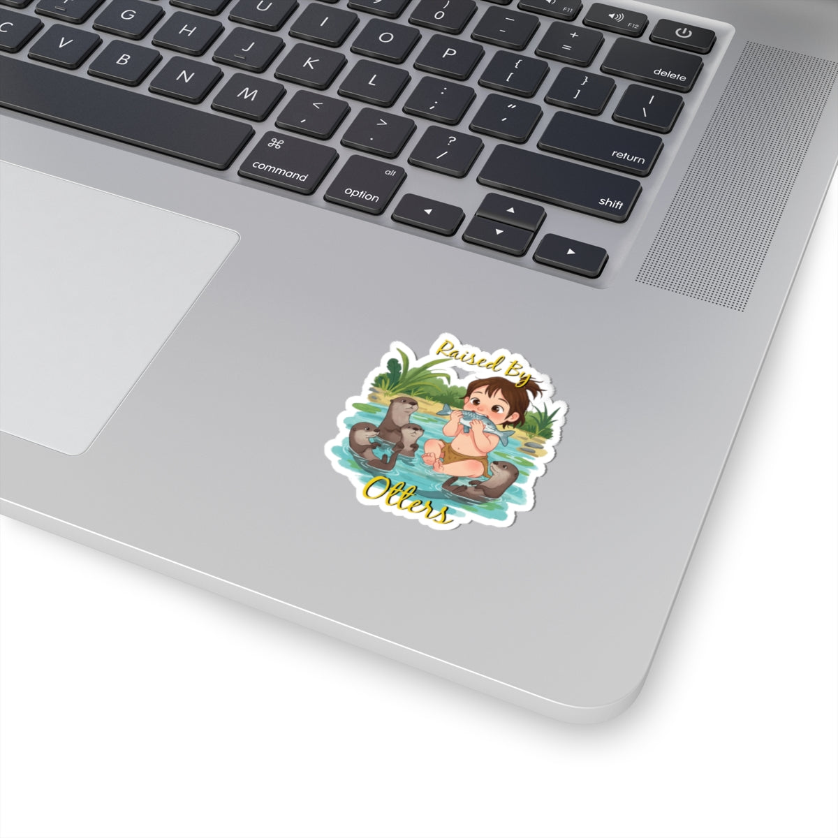 Cute Otter Family Kiss-Cut Stickers | Perfect for Kids' Room Decor, Laptop Stickers, Water Bottles, Fun Gifts, Otter Lovers
