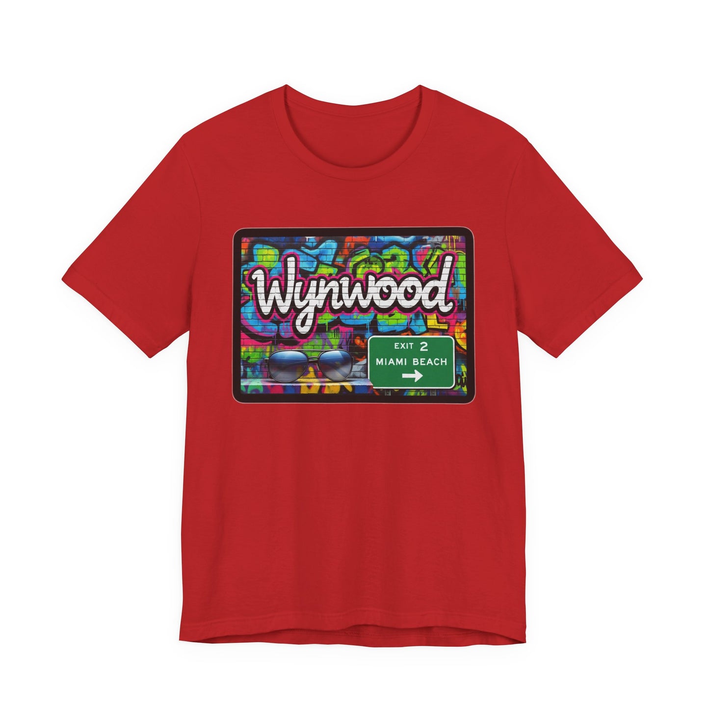 Wynwood Art Scene Tee, Unisex Graphic T-Shirt, Miami Beach Gift, Street Art Apparel, Casual Wear, Travel Inspiration