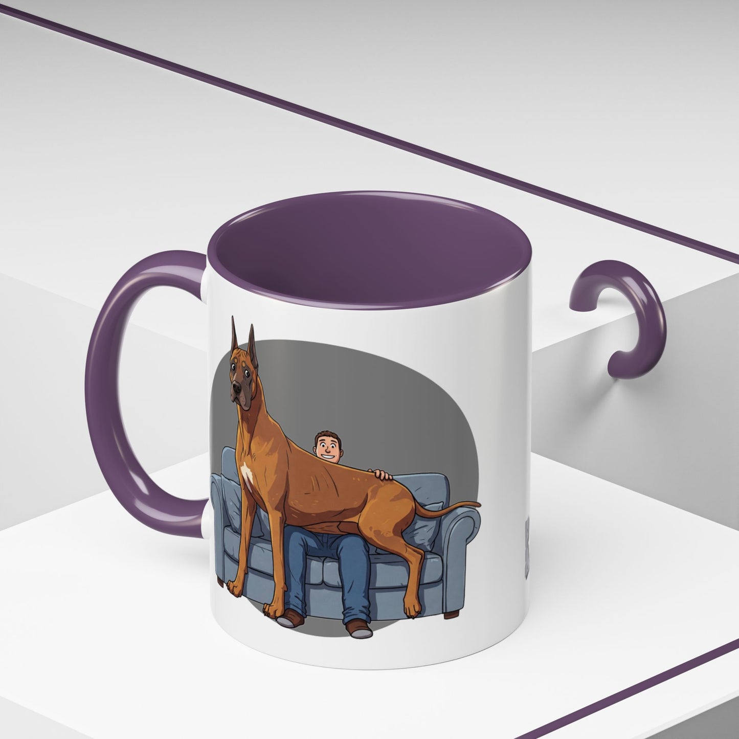 Hilarious Great Dane Lap Dog Coffee Mug - Funny Dog Lover Gift - Schmartypants