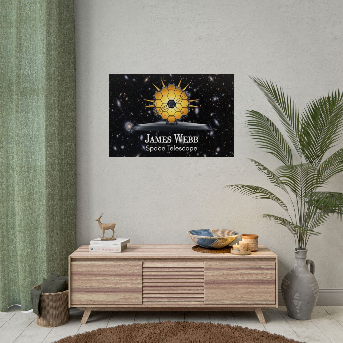 James Webb Space Telescope Rolled Poster, Astronomy Decor, Space Lover Gift, Educational Wall Art, Science Poster, Astronaut Room Decor