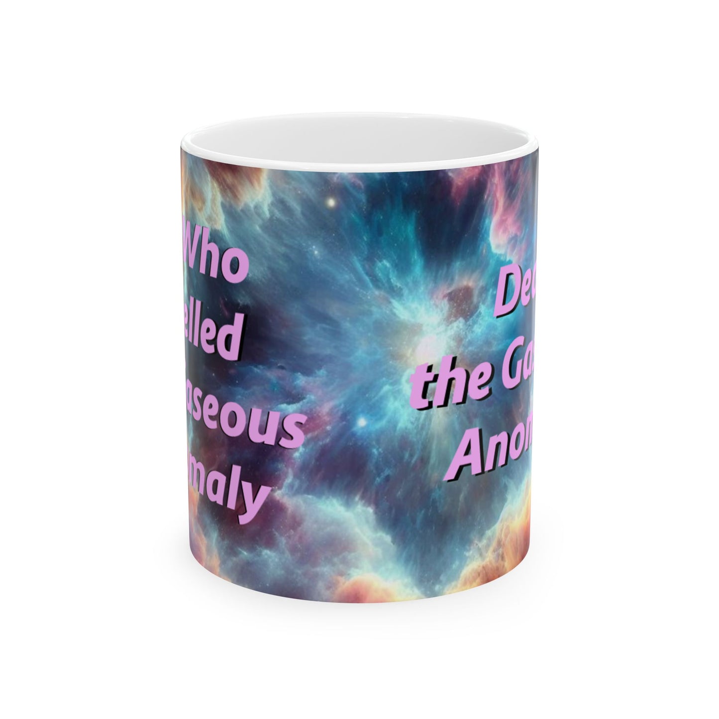 HIlarious Cosmic Ceramic Mug - Galaxy Design for Trekkies and Sci-Fi Fans - Schmartypants