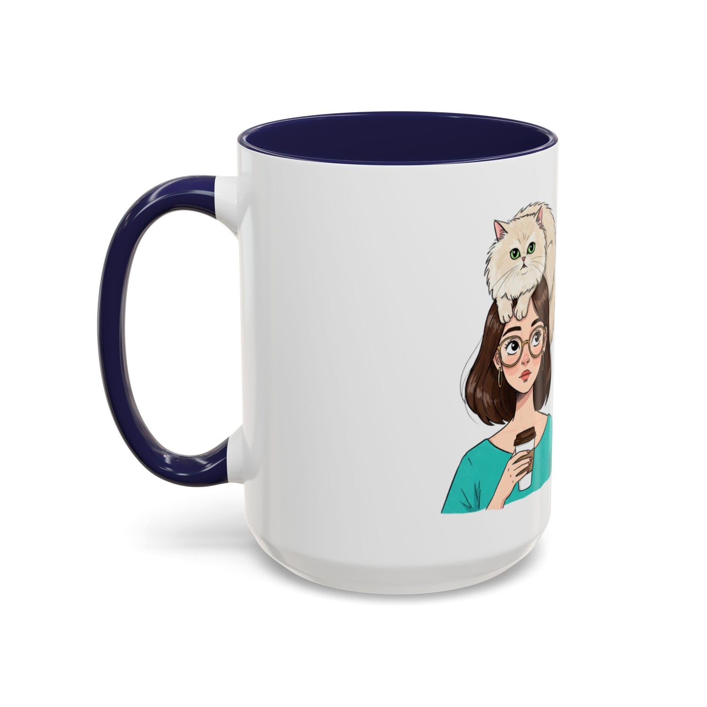 Adopted by a Cat Accent Coffee Mug - Perfect Gift for Cat Lovers - Funny Cat - Feline Humor - Schmartypants