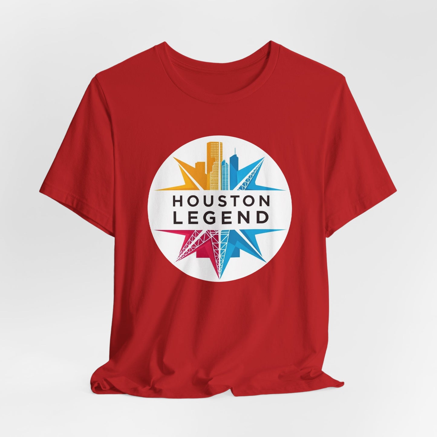 Houston Legend Short Sleeve Tee, Unisex T-Shirt, Houston Souvenir, Urban Fashion, Casual Wear, Gift for Houston Lovers