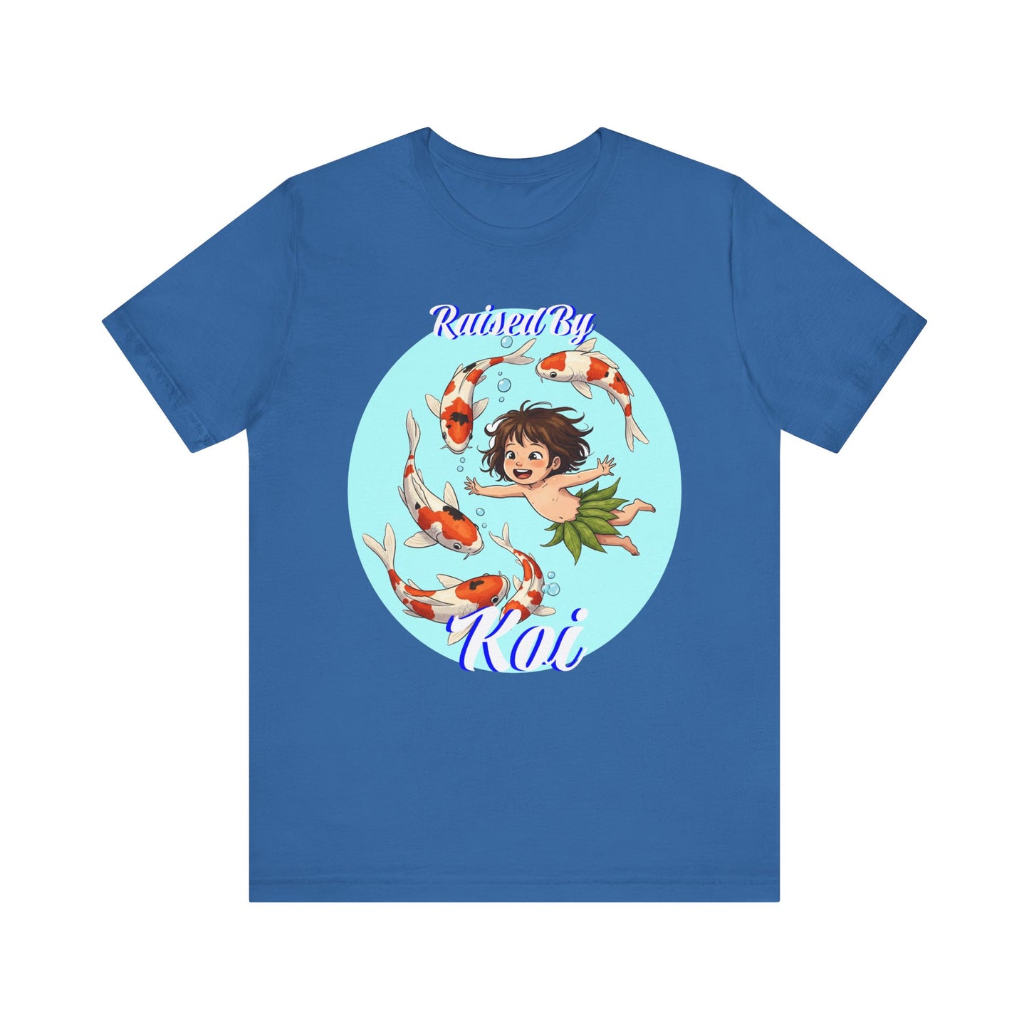 Koi Fish Art Tee, Playful Graphic Shirt, Unisex Summer T-Shirt, Anime Inspired Apparel, Fun Gift for Kids and Teens - Schmartypants