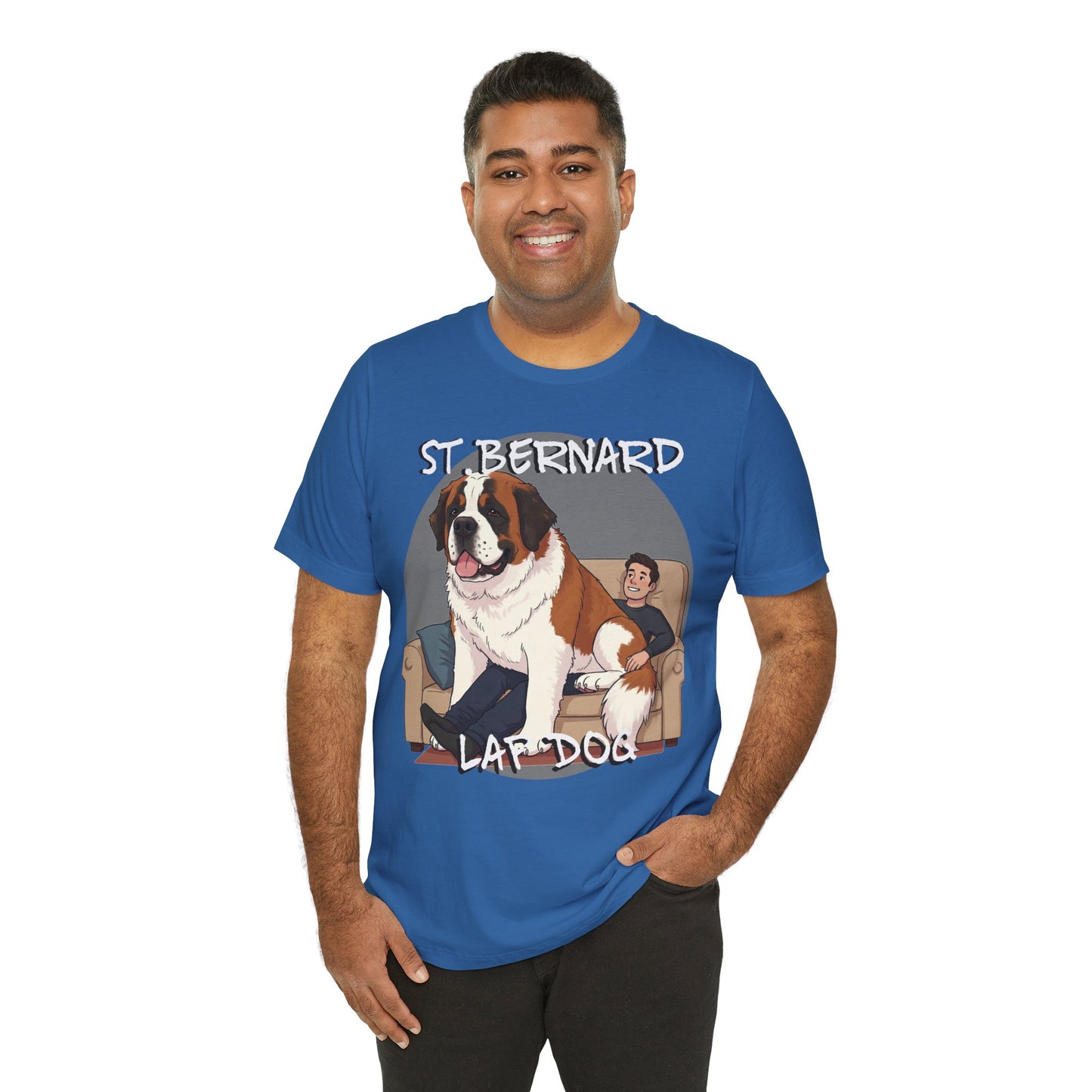 St. Bernard Funny Dog Tee - Unisex Jersey Short Sleeve T-Shirt - Schmartypants