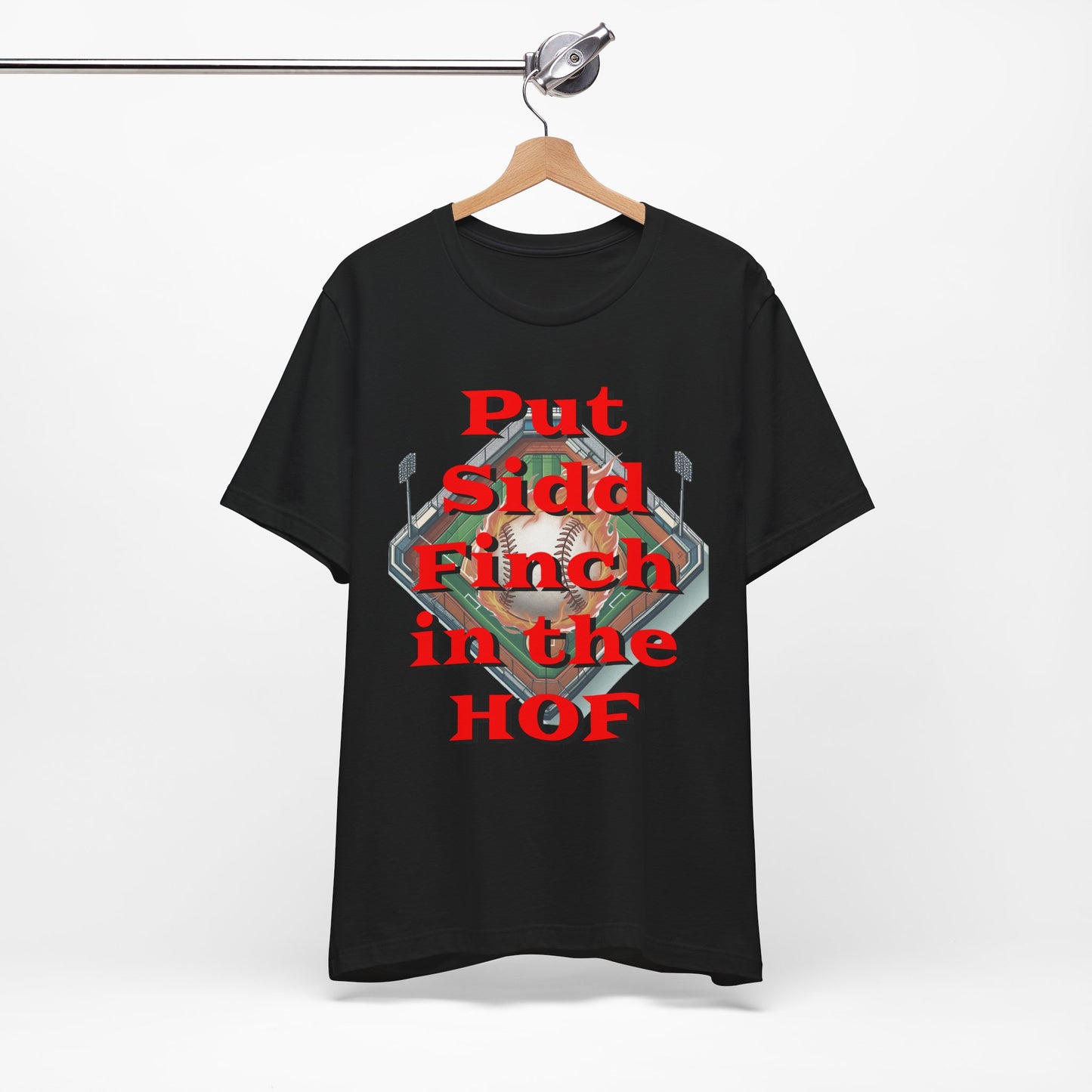Baseball Fantasy Satirical Shirt, Funny Sports Tee, Mythological Fireballing Pitcher Gift, Sidd Finch April Fool's Joke, Unisex Jersey
