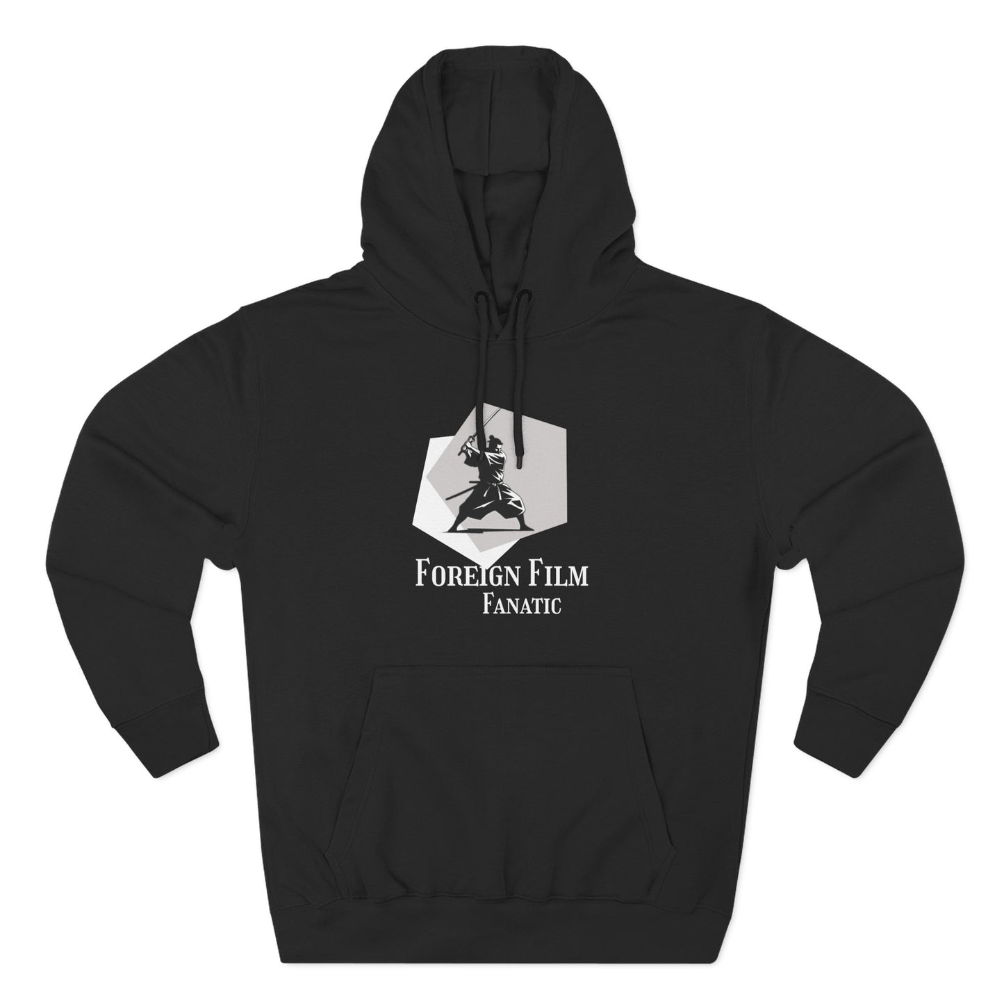 Foreign Film Fanatic Hoodie | Double Sided Graphics, Cozy Movie Lover's Sweatshirt | Perfect Gift for Cinema Buffs