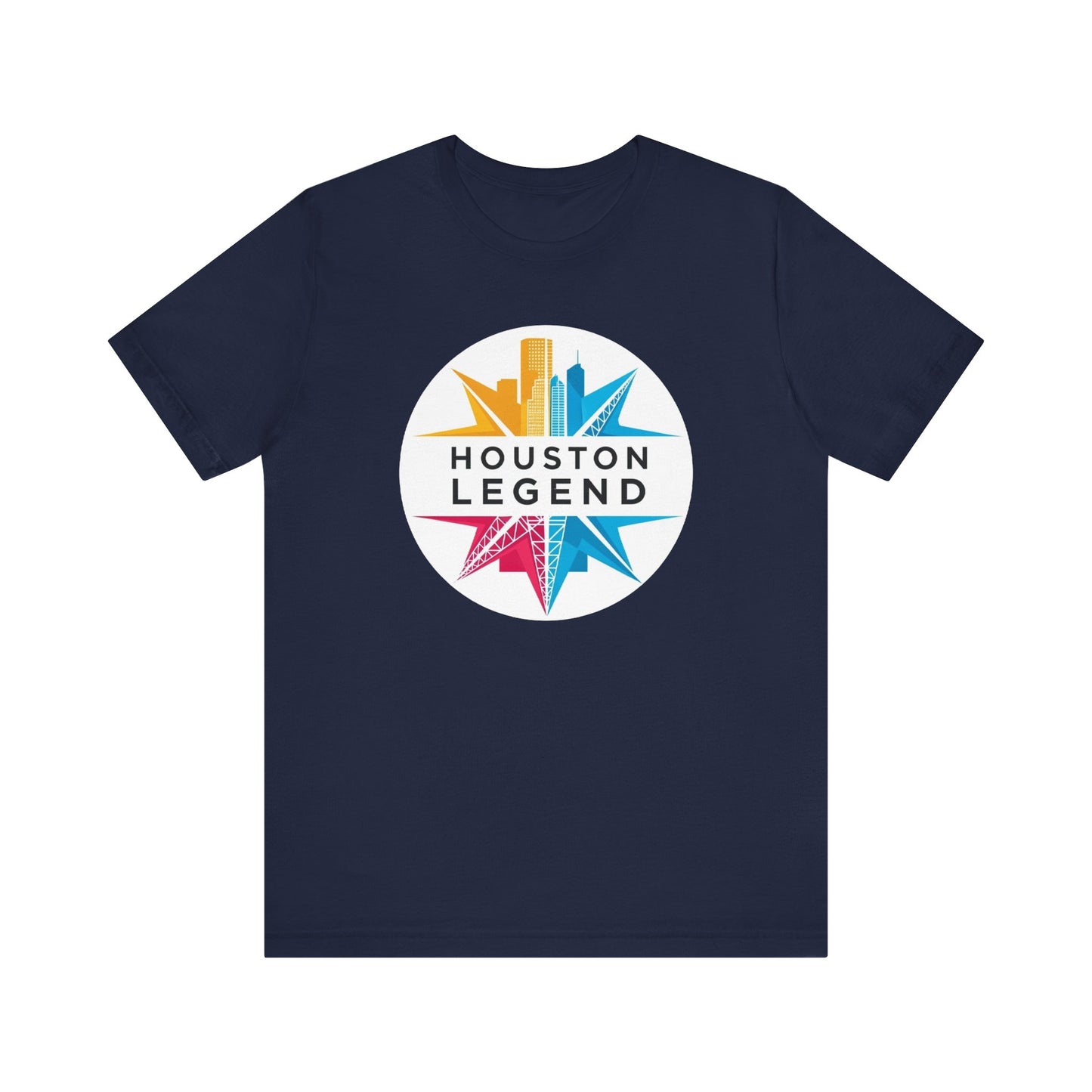 Houston Legend Short Sleeve Tee, Unisex T-Shirt, Houston Souvenir, Urban Fashion, Casual Wear, Gift for Houston Lovers