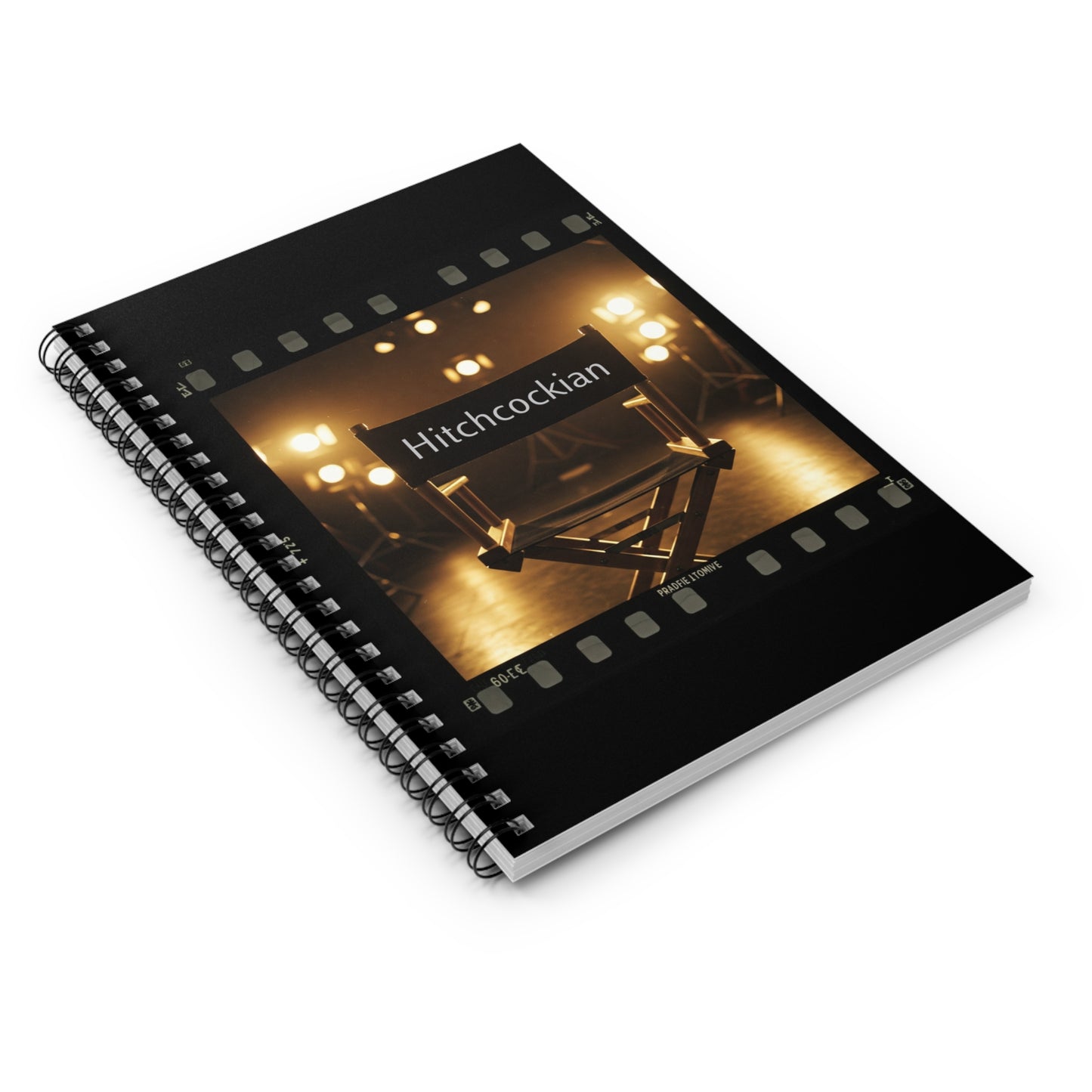 Hitchcockian Film Enthusiast Spiral Notebook - Perfect for Writers & Movie Lovers - Directors and Film Students - Schmartypants