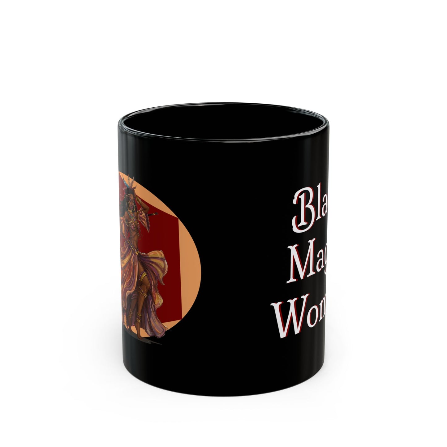 'Black Magic Woman' Mug | Enchanting Coffee Cup for Classic Rock Fans, Santana, early Fleetwood Mac, 11oz or 15oz - Schmartypants