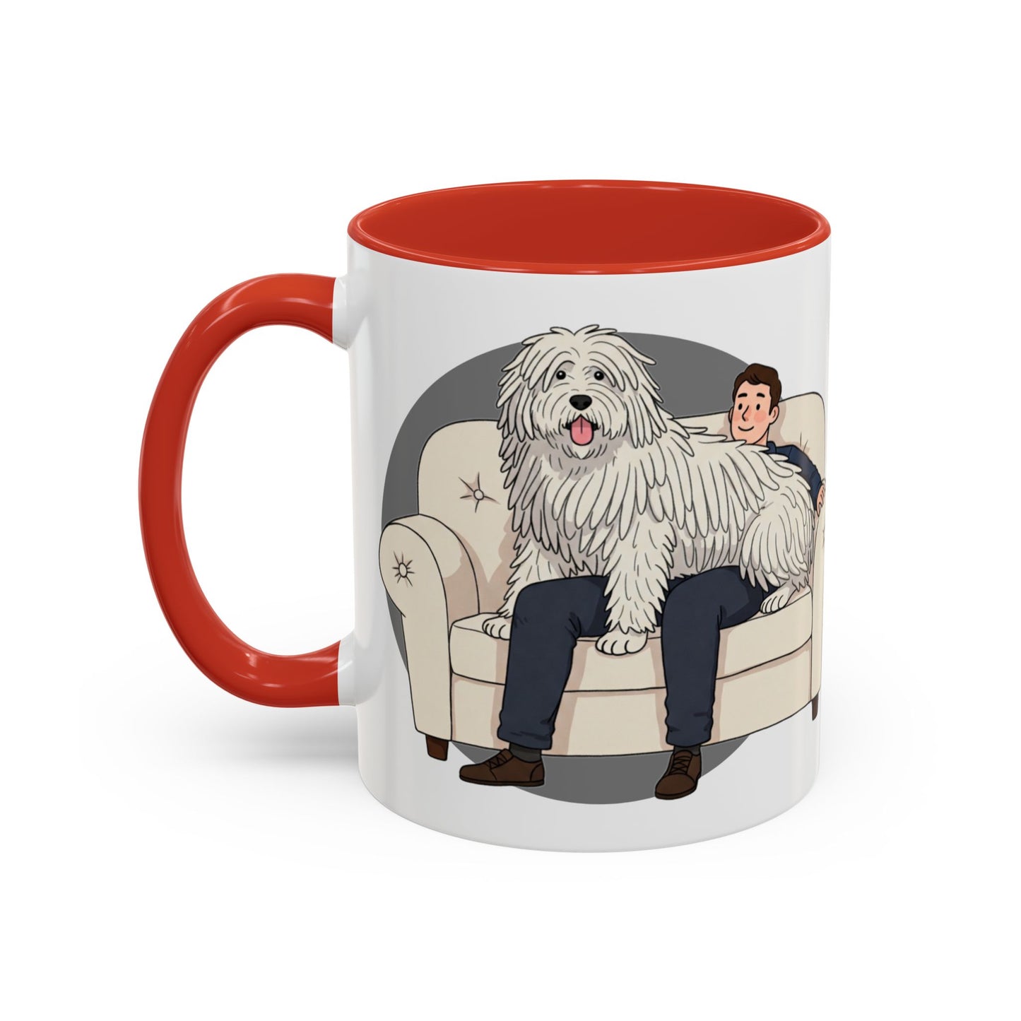 Komondor Lap Dog Coffee Mug - Funny Animal Lover Gift - Schmartypants