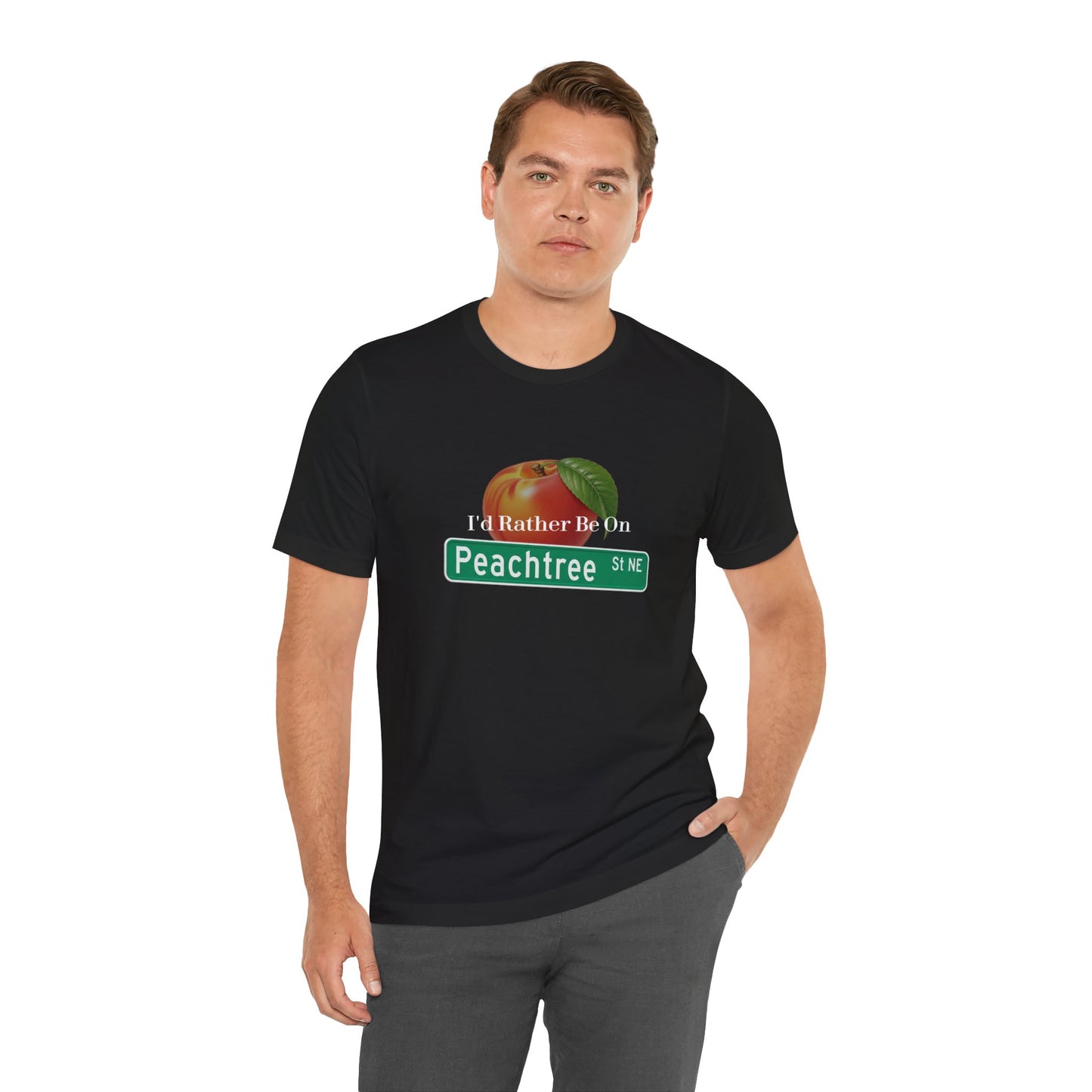 Peachtree Street Atlanta Unisex Tee, Georgia Nightlife Shirt, Atlanta Souvenir, City Life Gift, ATL Tee