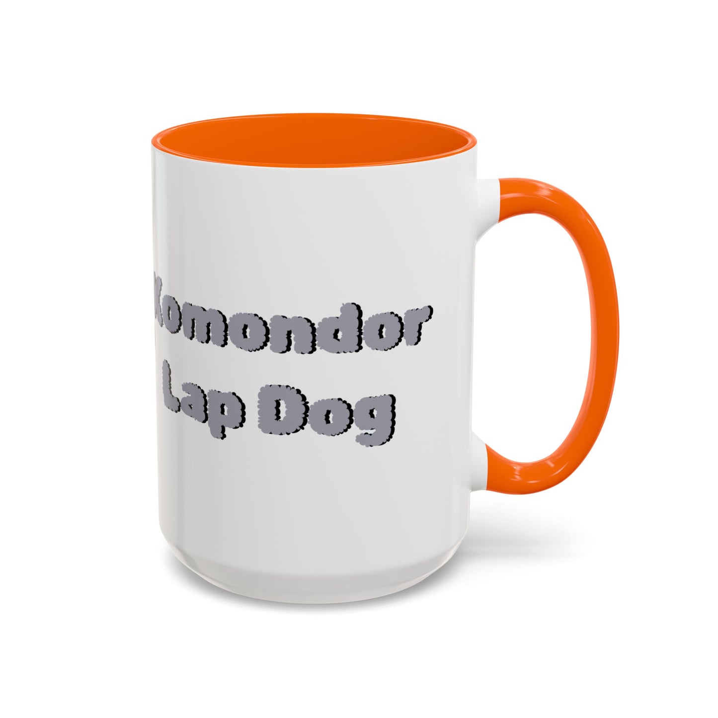 Komondor Lap Dog Coffee Mug - Funny Pet Lovers Gift - 11oz & 15oz - Schmartypants
