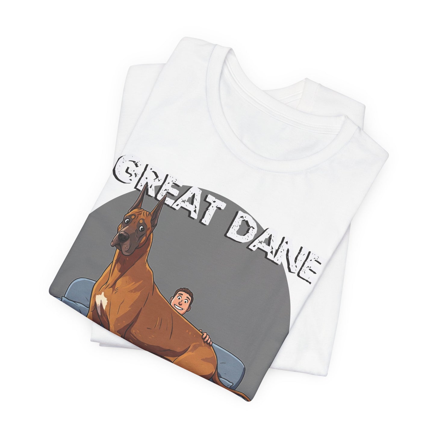 Great Dane Lap Dog Unisex Tee - Hilarious Dog Lover Graphic T-Shirt - Schmartypants