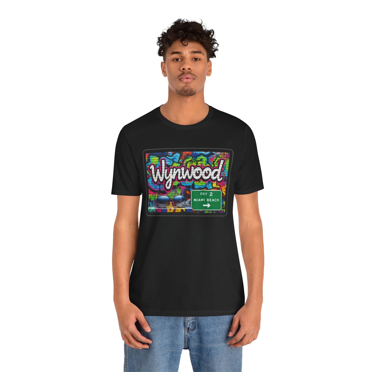Wynwood Art Scene Tee, Unisex Graphic T-Shirt, Miami Beach Gift, Street Art Apparel, Casual Wear, Travel Inspiration