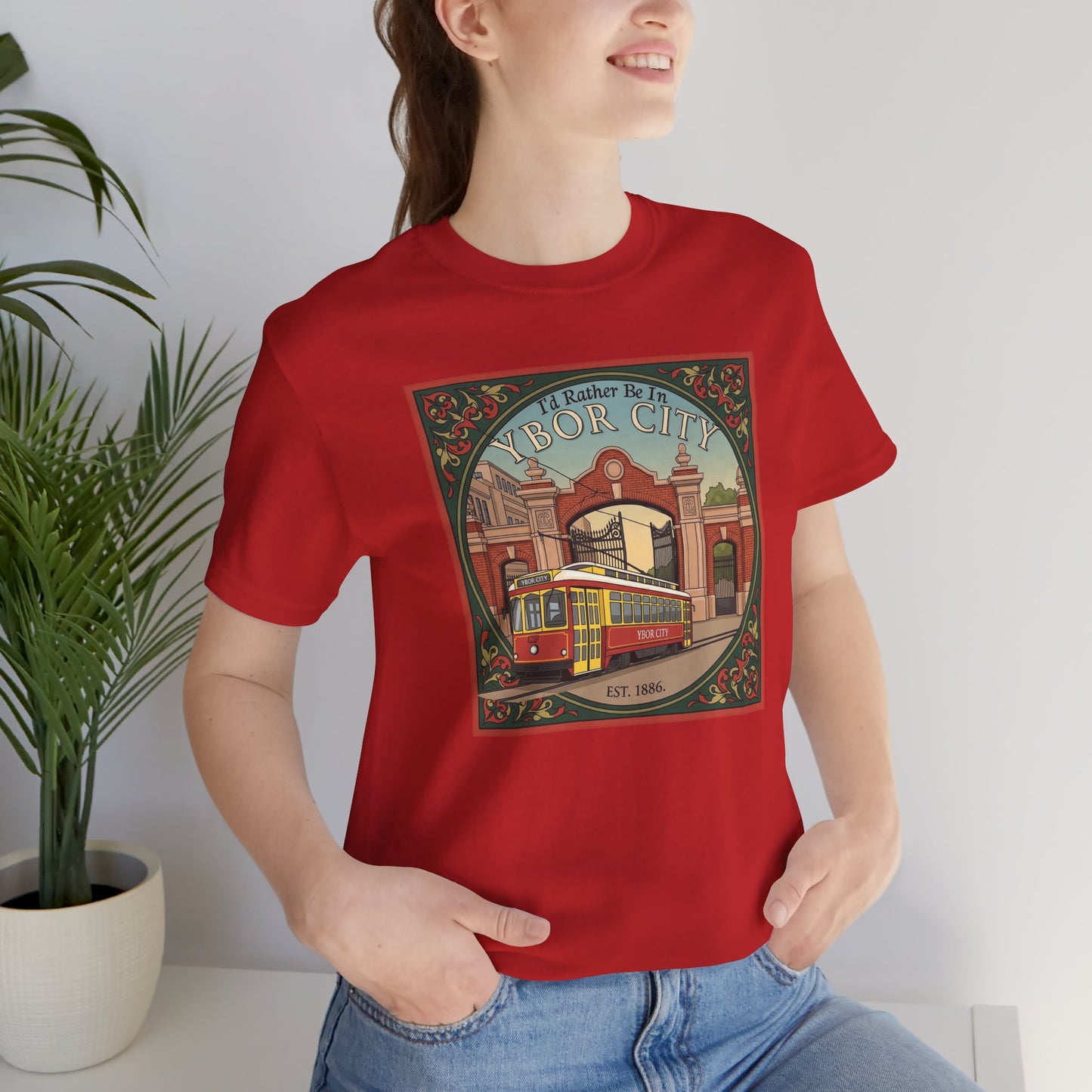 Ybor City Vintage Tee, Tampa Florida Arts District Unisex Shirt, Music Lovers Gift, Retro Style T-shirt, Hipster Clothing
