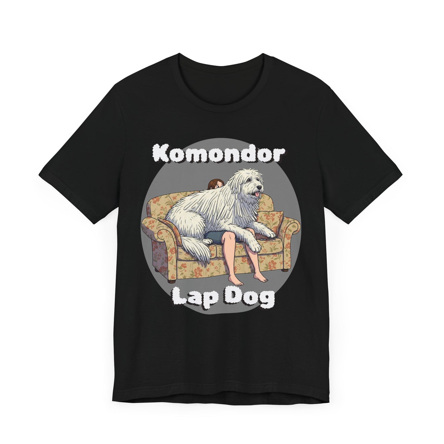 Komondor Lap Dog Unisex Tee - Funny Dog Lover's Short Sleeve Shirt - Schmartypants