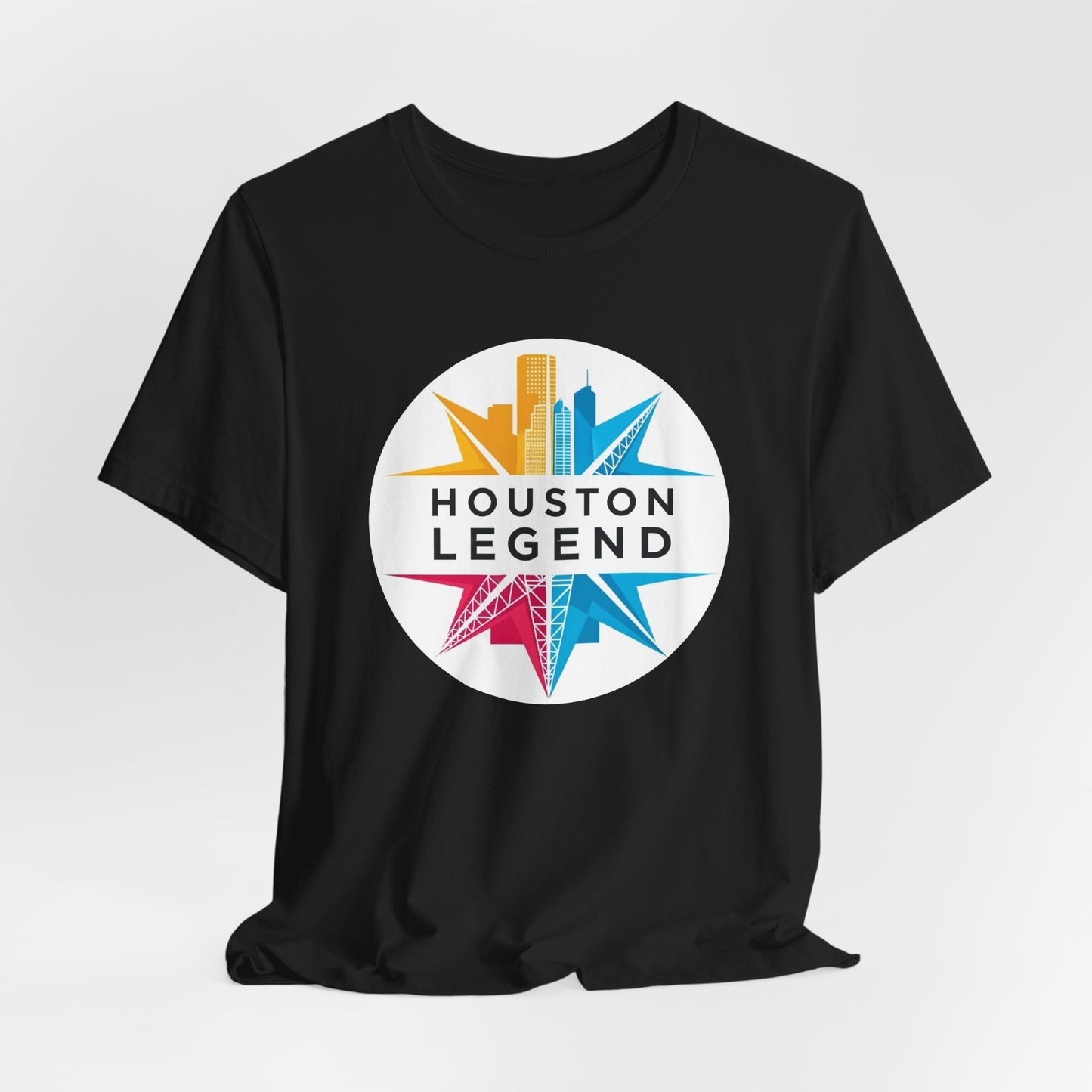 Houston Legend Short Sleeve Tee, Unisex T-Shirt, Houston Souvenir, Urban Fashion, Casual Wear, Gift for Houston Lovers
