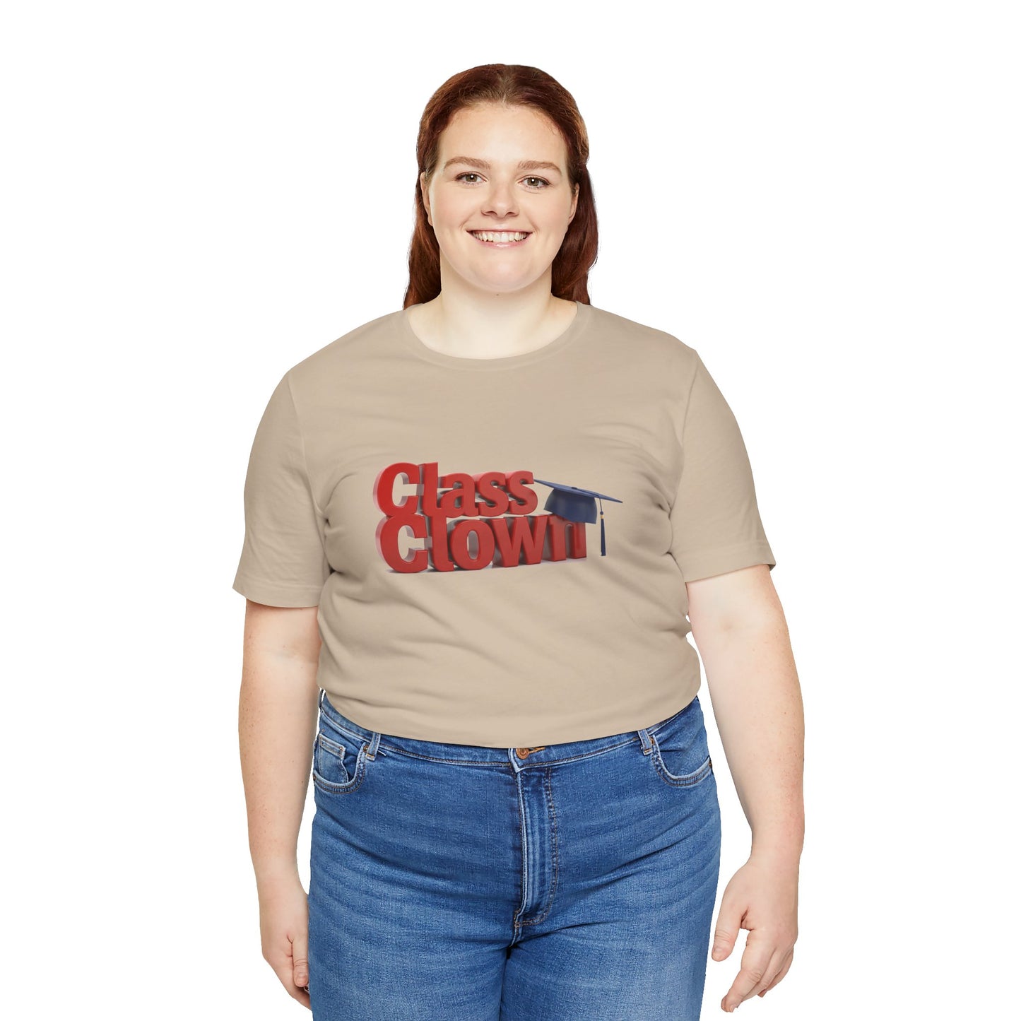 Class Clown Tee, Fun Graduation Shirt, College Humor T-Shirt, Unisex Short Sleeve Tee, Gift for Students