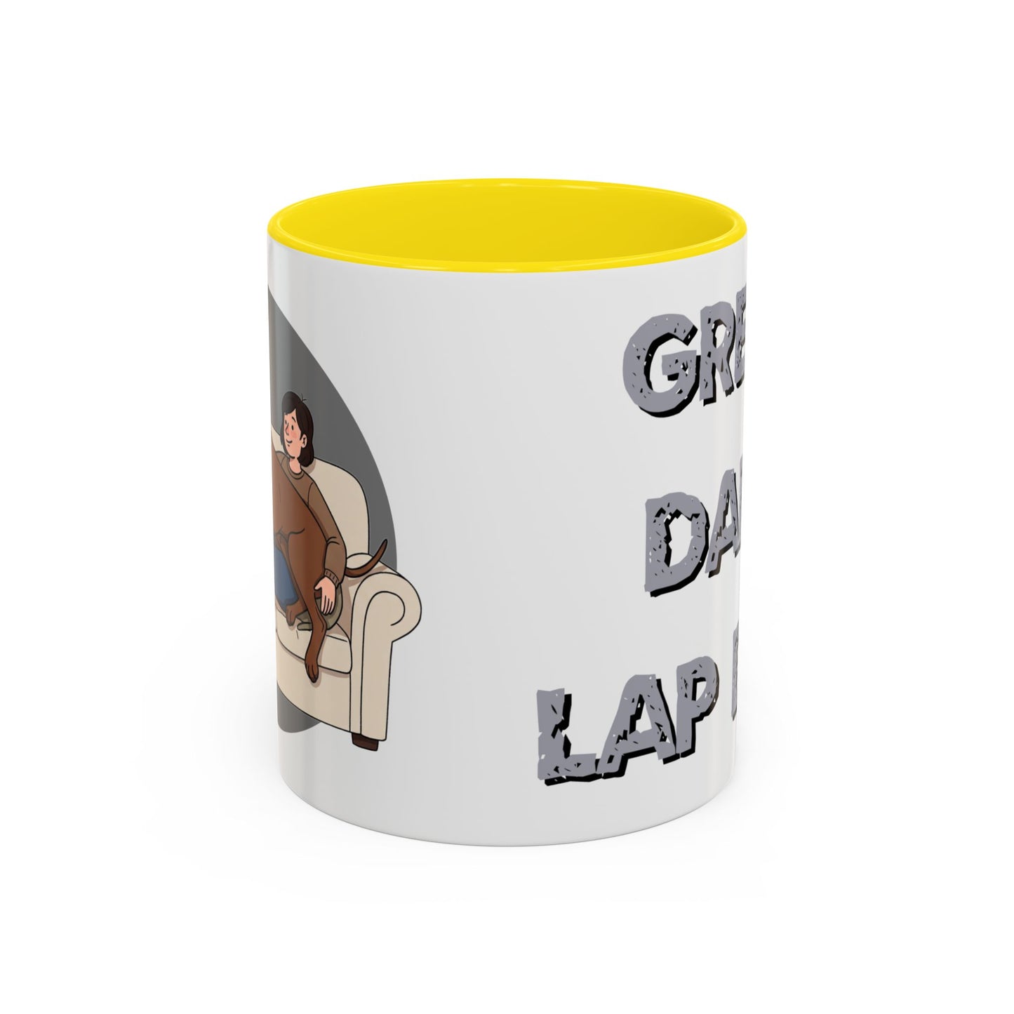 Great Dane Lap Dog Coffee Mug - Funny Pet Lover Gift - Schmartypants
