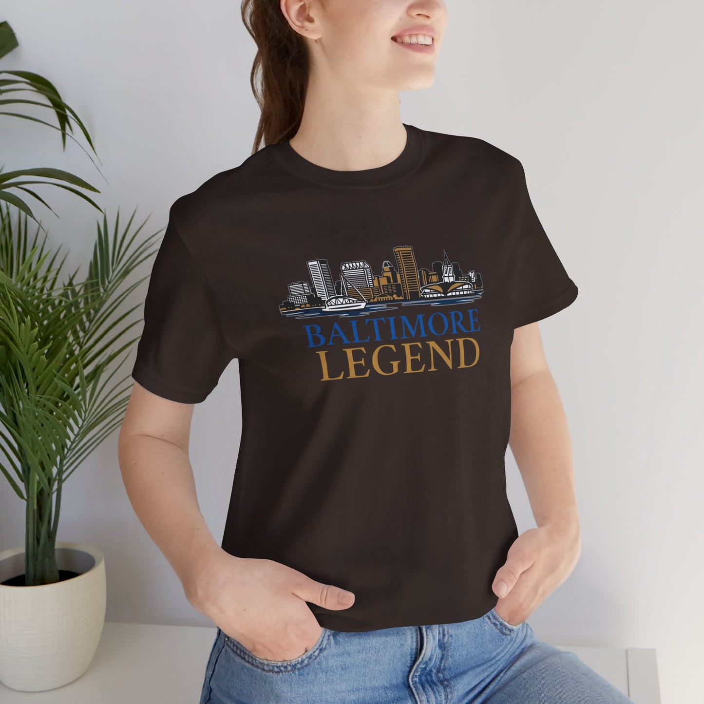 Baltimore Legend Unisex Tee, Graphic T-Shirt, Urban Style Shirt, Gift for City Lovers, Baltimore Pride Apparel, Baltimore Souvenir Shirt