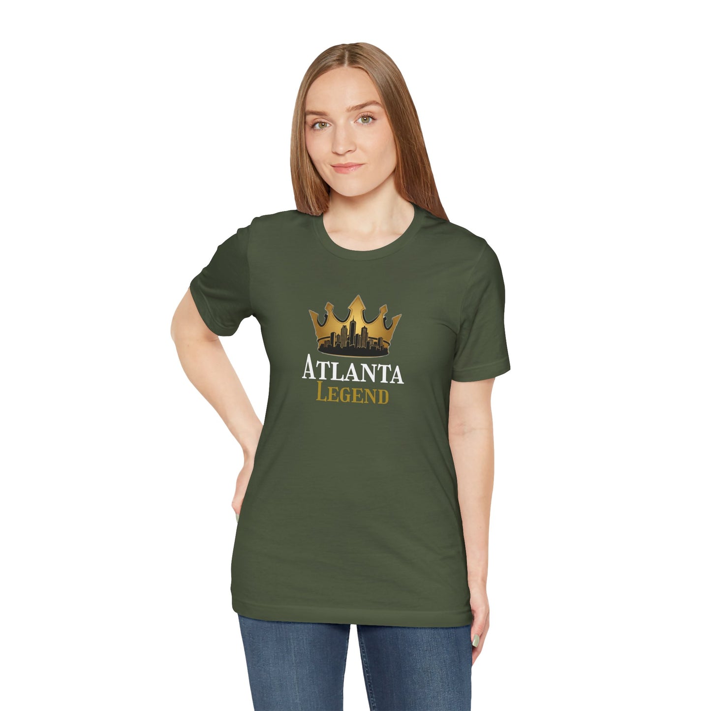 Atlanta Legend Unisex Short Sleeve T-Shirt, Atlanta Nightlife Tee, ATL Souvenir Shirt