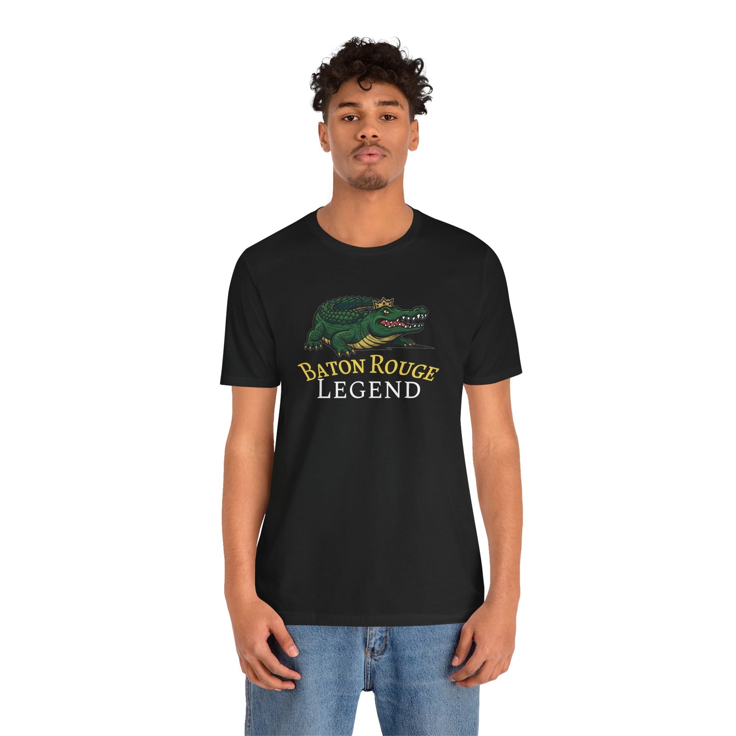 Baton Rouge Legend Tee, Unisex Graphic T-Shirt, Casual Wear, Gift Idea for College Students, Souvenir Apparel