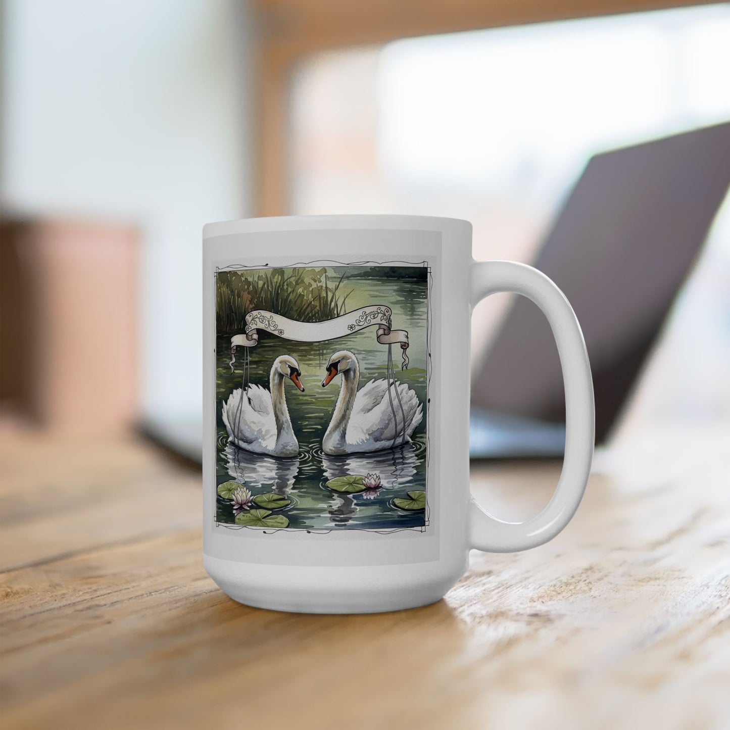 Personalizable Wedding Reception Favor Ceramic Mug, Gift Coffee Cup, Customizable Bridal Shower Tea Mug, Special Occasion Guest Present