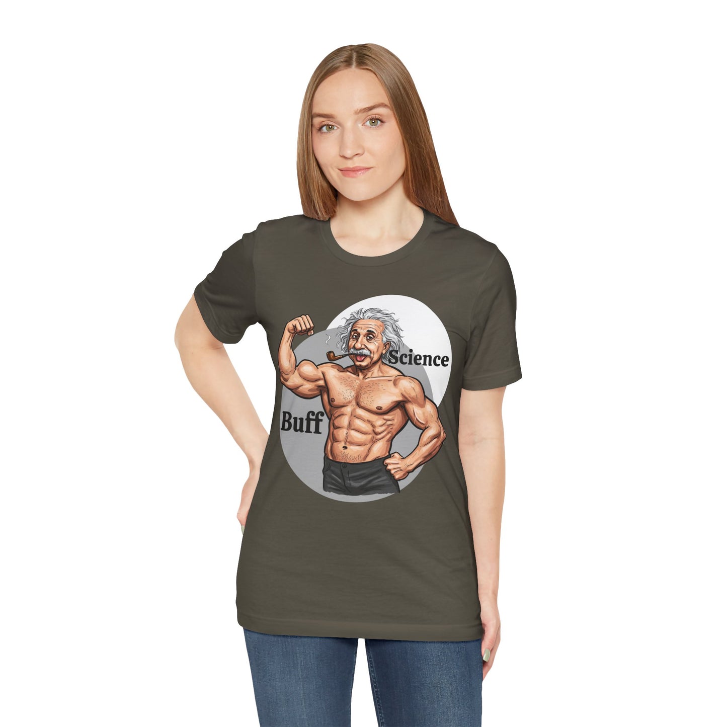 Science Buff Unisex Short Sleeve Tee - Funny Science Themed T-Shirt - Einstein Gift - Physics Lovers - Schmartypants