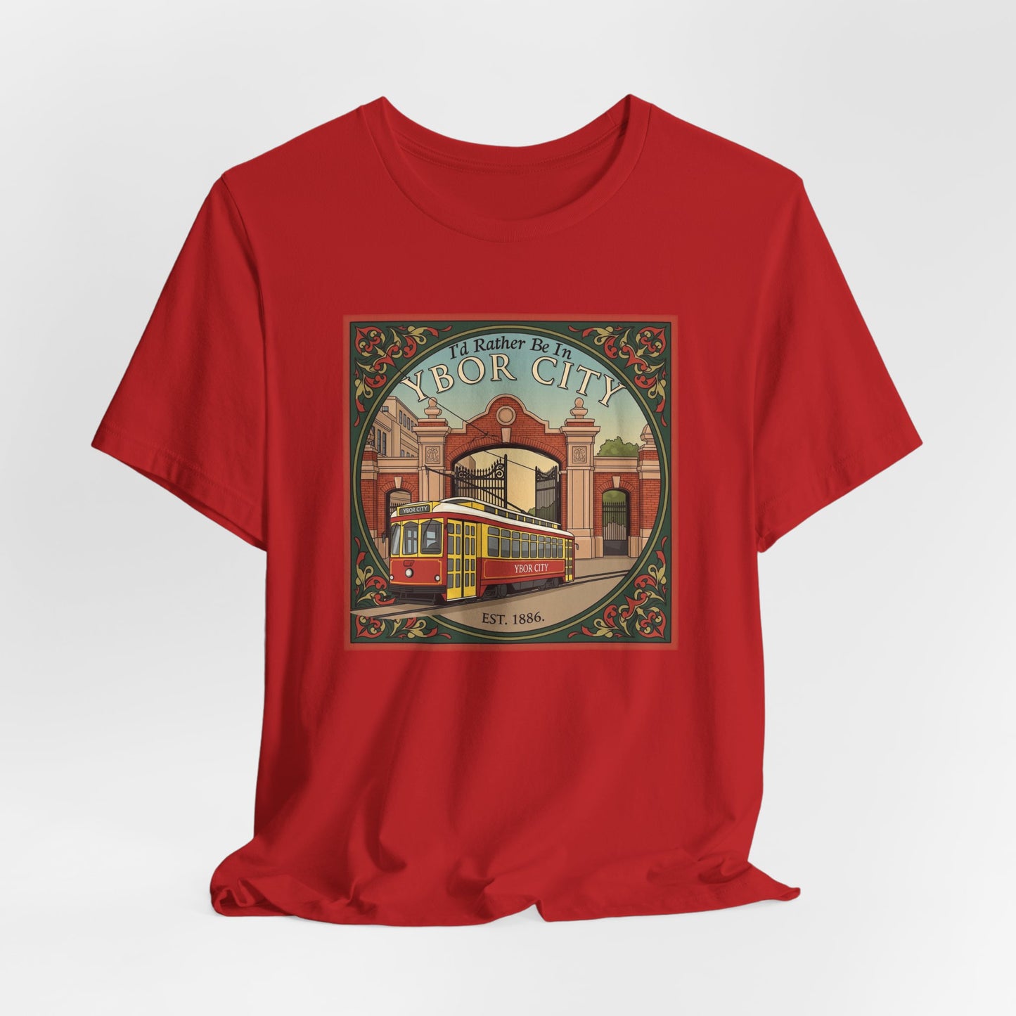 Ybor City Vintage Tee, Tampa Florida Arts District Unisex Shirt, Music Lovers Gift, Retro Style T-shirt, Hipster Clothing