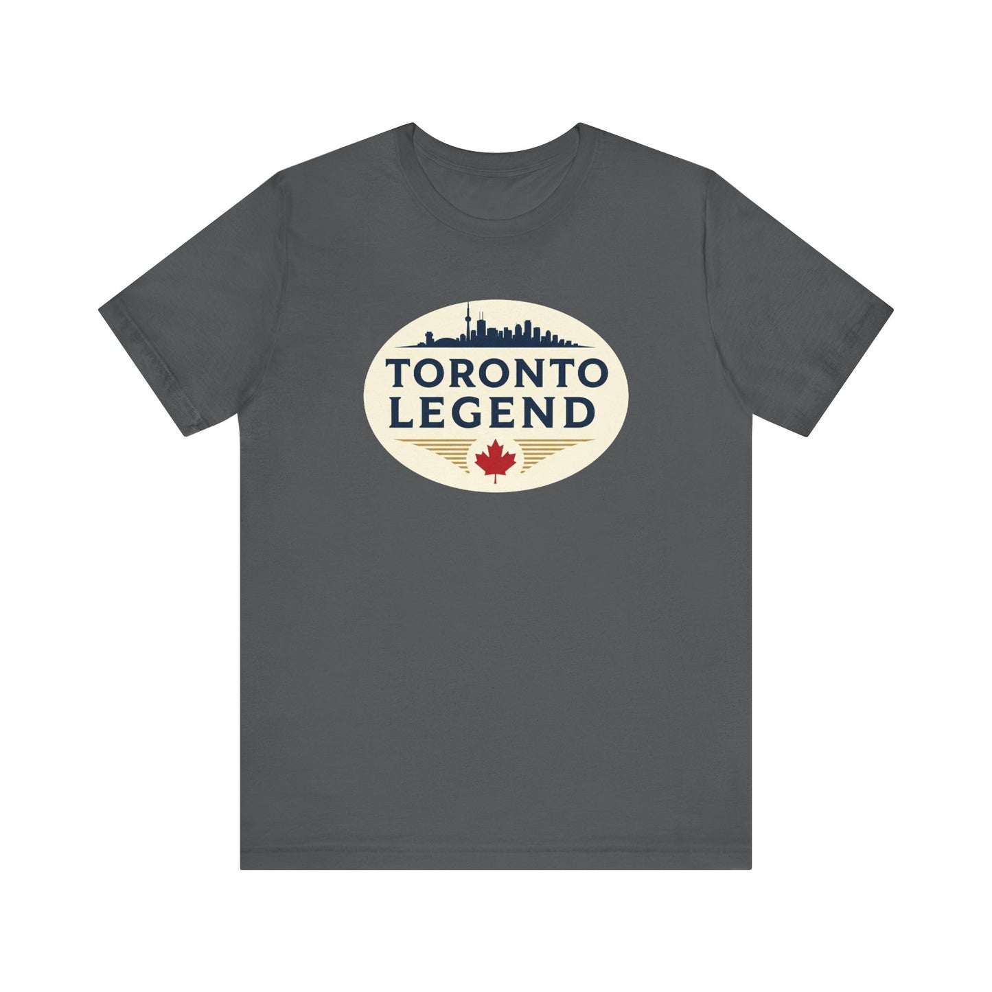 Toronto Legend Unisex Jersey Short Sleeve Tee, Toronto T-Shirt, Travel Shirt, Canada Souvenir, Gift for Travelers, Casual Wear