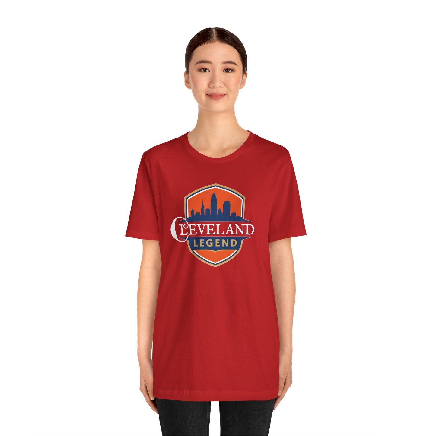 Cleveland Legend Unisex Tee - Casual Graphic Shirt, Gift for Sports Fans, Summer Essential, Unique Ohio Pride Tee, Cleveland Souvenir Tee