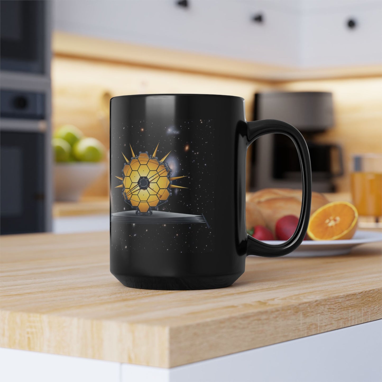 Astronomy Mug James Webb Space Telescope Design, Space Lover Coffee Cup, Gift for Stargazers, Galaxy Drinkware, Science Enthusiast Mug