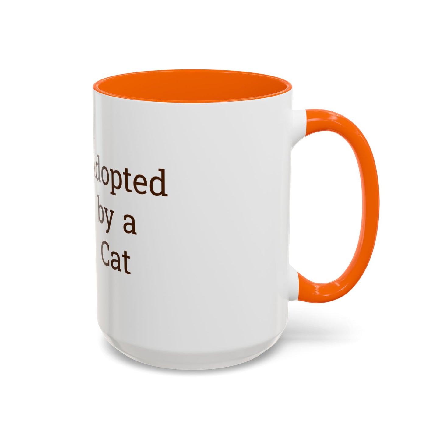 Adopted by a Cat Accent Coffee Mug - Perfect Gift for Cat Lovers - Funny Cat - Feline Humor - Schmartypants