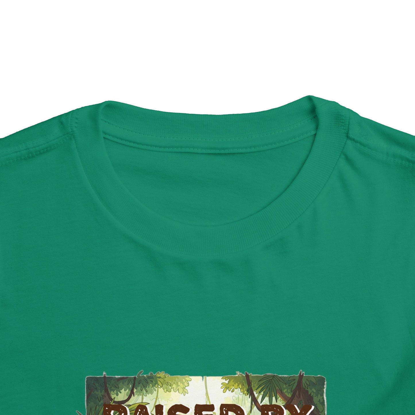 Funny and Adorable Toddler Tee - 'Raised by Gorillas' Design for kids who love gorillas - Schmartypants