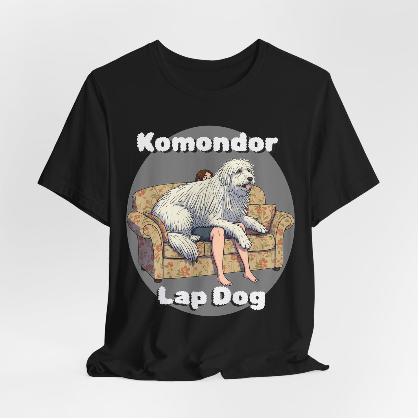 Komondor Lap Dog Unisex Tee - Funny Dog Lover's Short Sleeve Shirt - Schmartypants