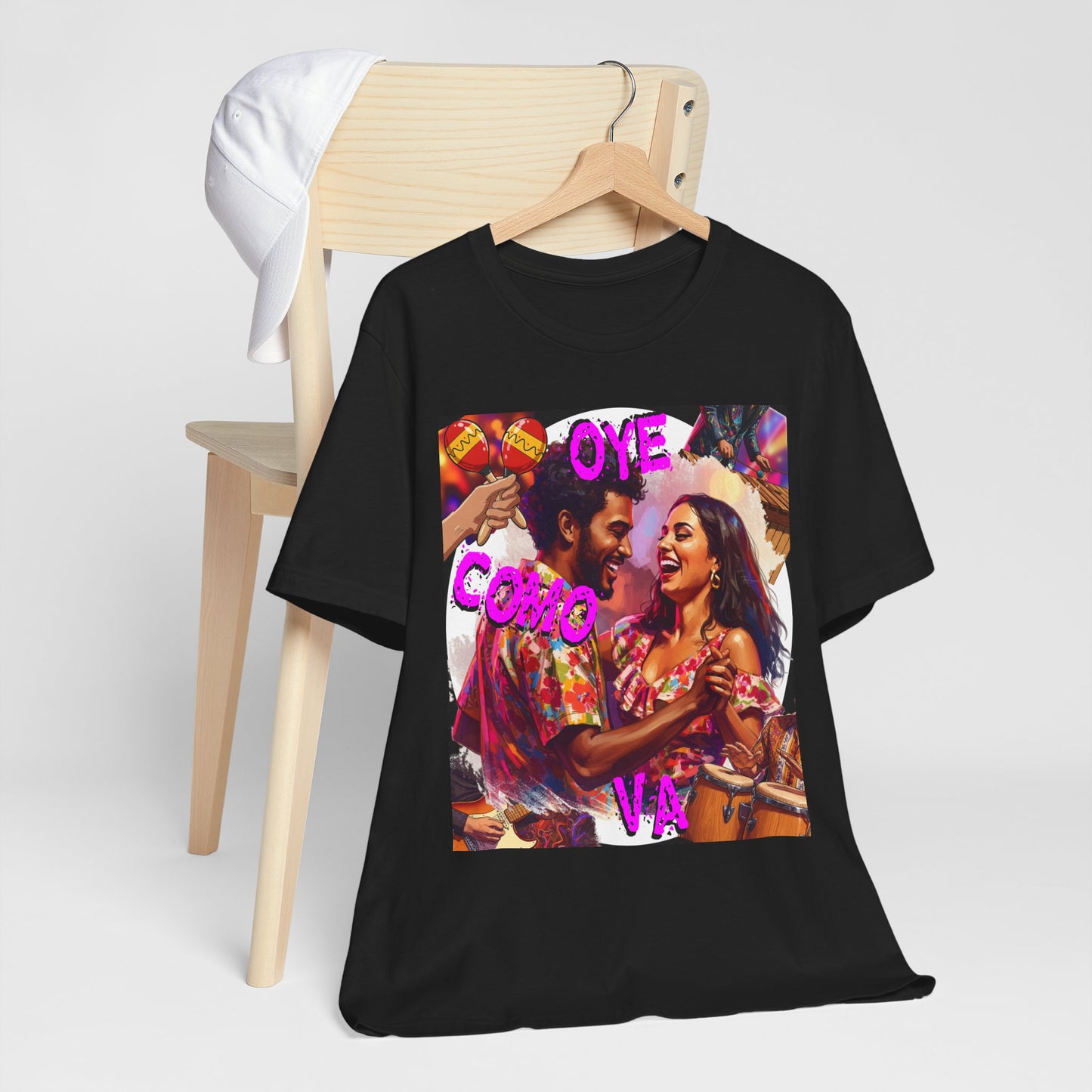 'Oye Como Va' Santana Inspired Tee for fans of Classic Rock and Latin Music