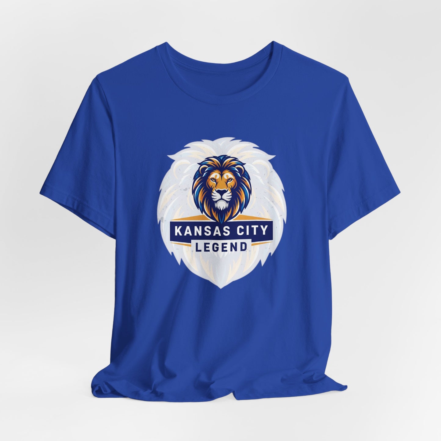 Kansas City Legend Lion Tee - Unisex Jersey T-shirt, Gift for Sports Fans, Casual Wear, Team Spirit, Birthday Present