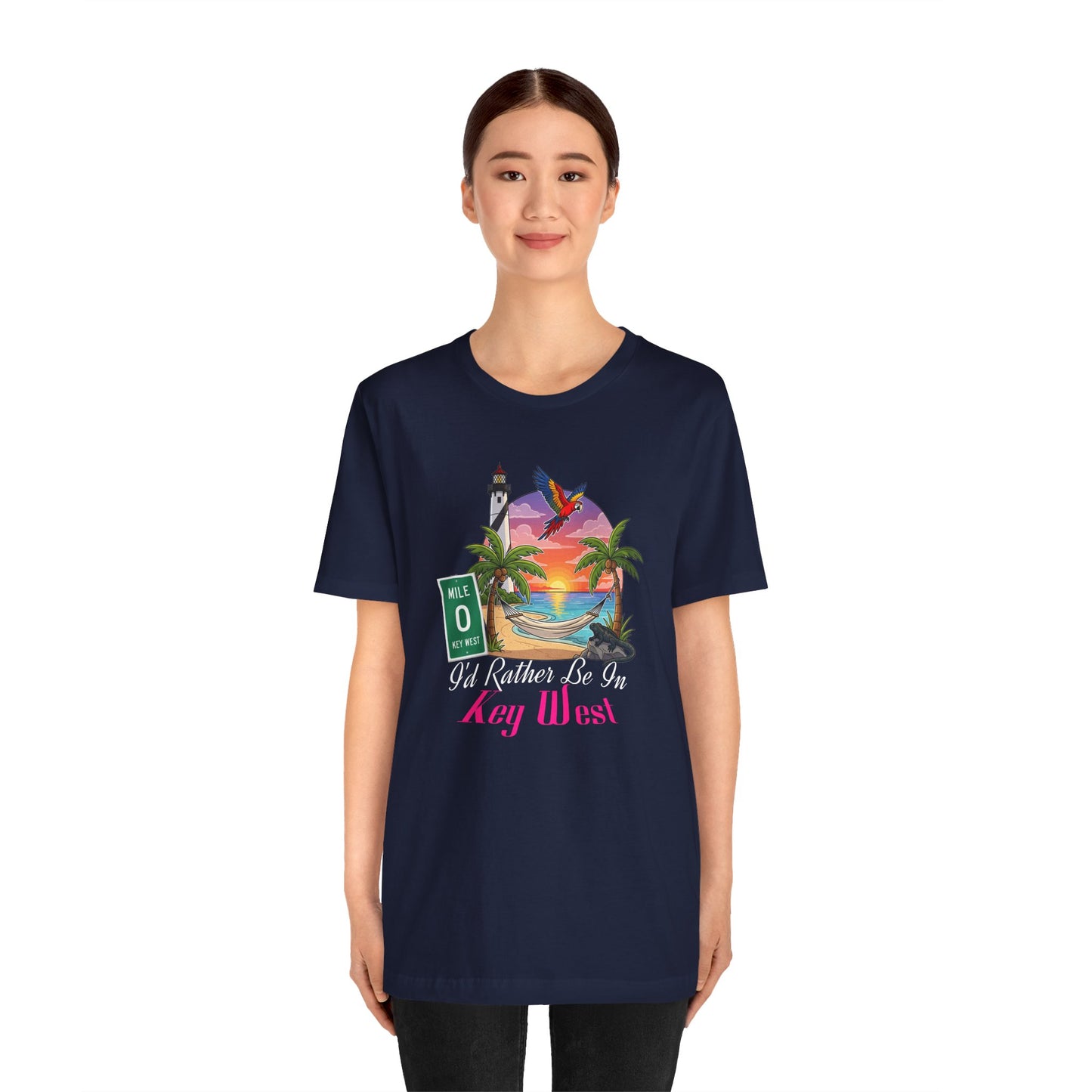 I'd Rather Be In Key West Tee | Vacation Shirt, Summer Style, Beachwear Gift, Travel Tee, Casual Fashion