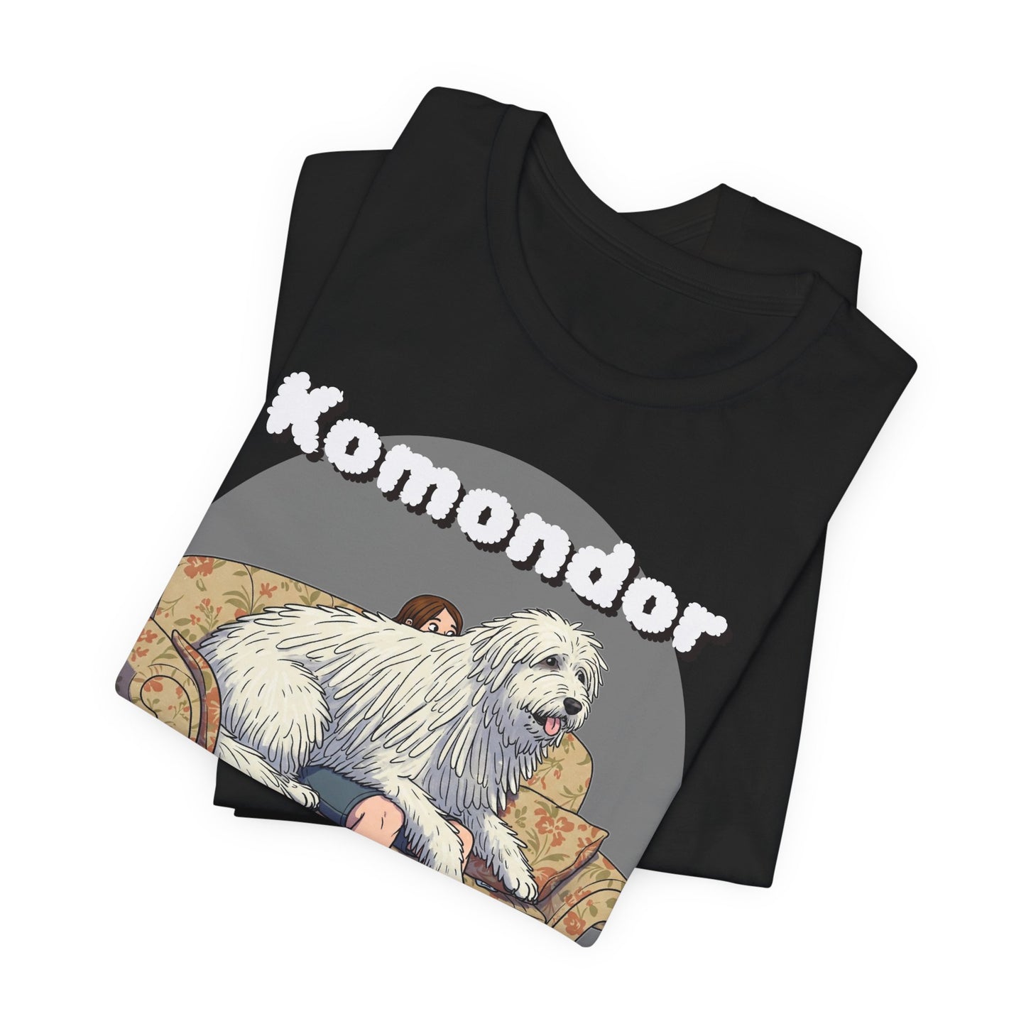 Komondor Lap Dog Unisex Tee - Funny Dog Lover's Short Sleeve Shirt - Schmartypants