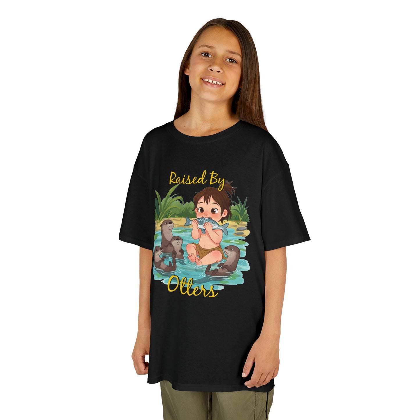 Cute Otter Kid's Tee, Fun Summer Shirt, Animal Lover Gift, Birthday Party Clothes, Playdate Outfit, Nature Kids Apparel