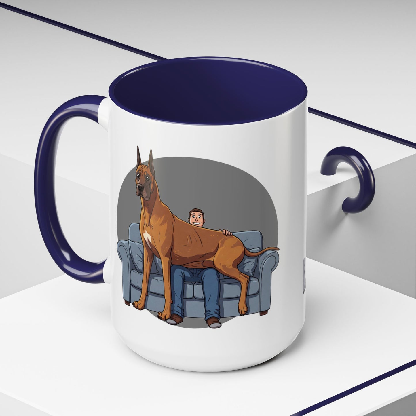Hilarious Great Dane Lap Dog Coffee Mug - Funny Dog Lover Gift - Schmartypants