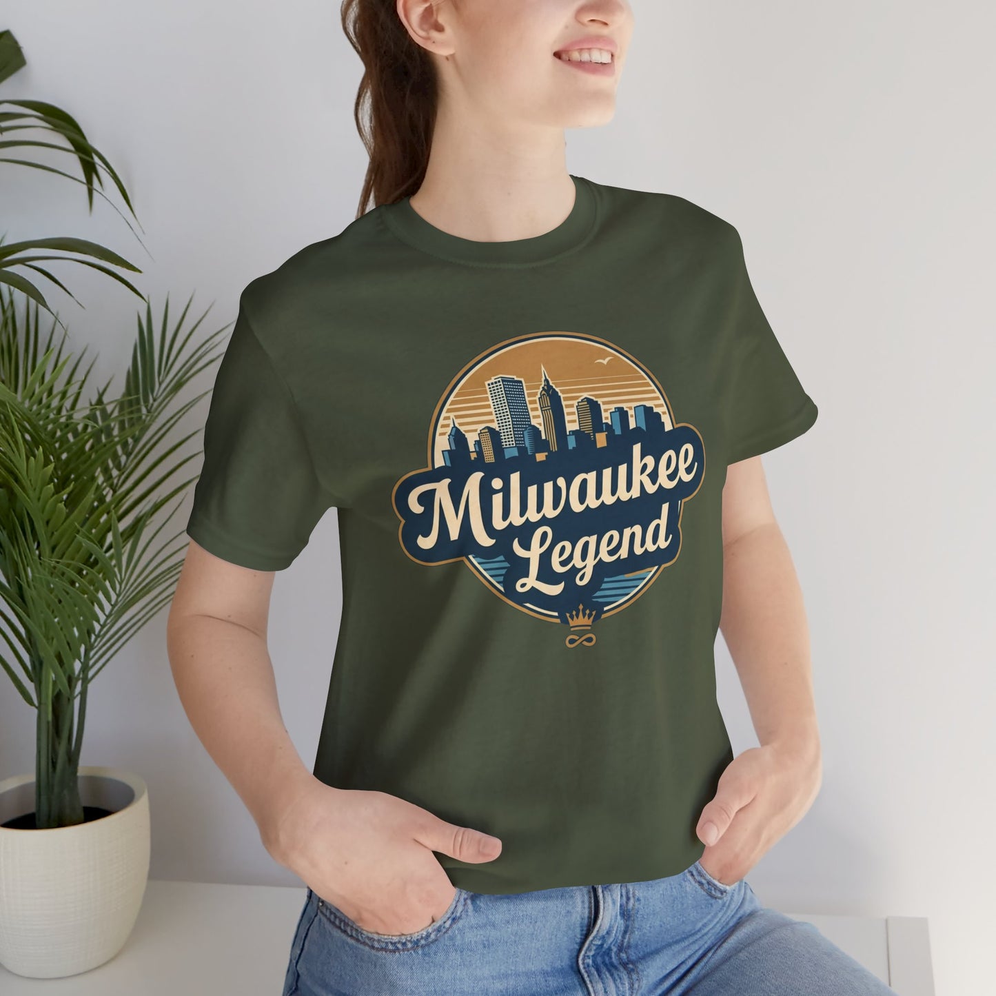 Milwaukee Legend T-Shirt | Vintage City Graphic Tee for Locals, Unisex Gift for Events, Festivals, and Everyday Wear