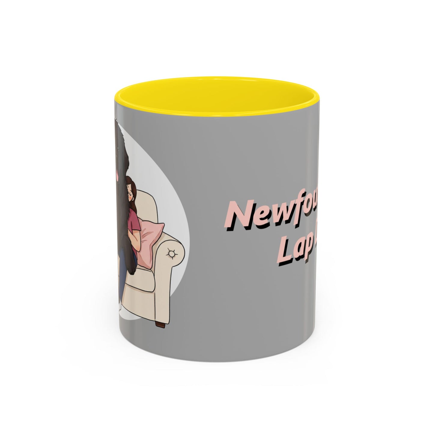 Funny Newfoundland Lap Dog Coffee Mug - Perfect Gift for Dog Lovers, Pet Parents, Cozy Home Decor, Caffeine Fix, Unique Gift Idea - Schmartypants