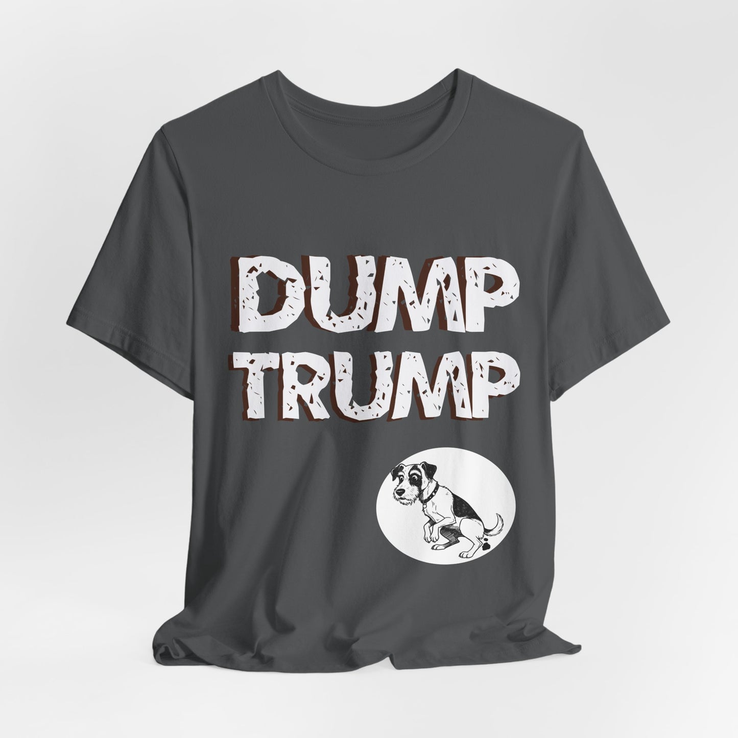 Funny Protest Unisex Jersey Tee - "Dump Trump" Graphic - Activist Wear - Schmartypants