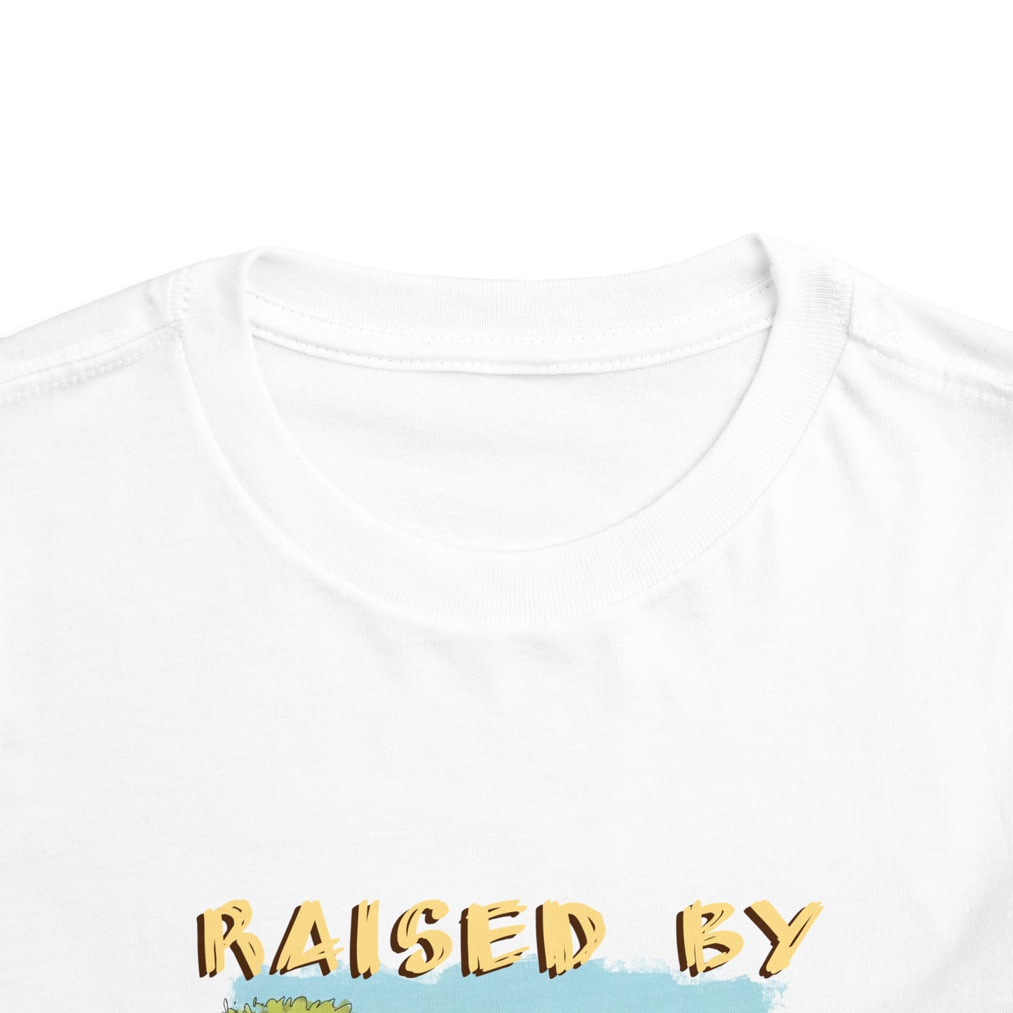 Funny 'Raised by Kangaroos' Toddler Short Sleeve Tee - Cute Animal Design for Kids - Schmartypants